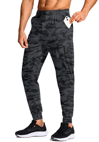 Men's Stretch Athletic Jogger Pants