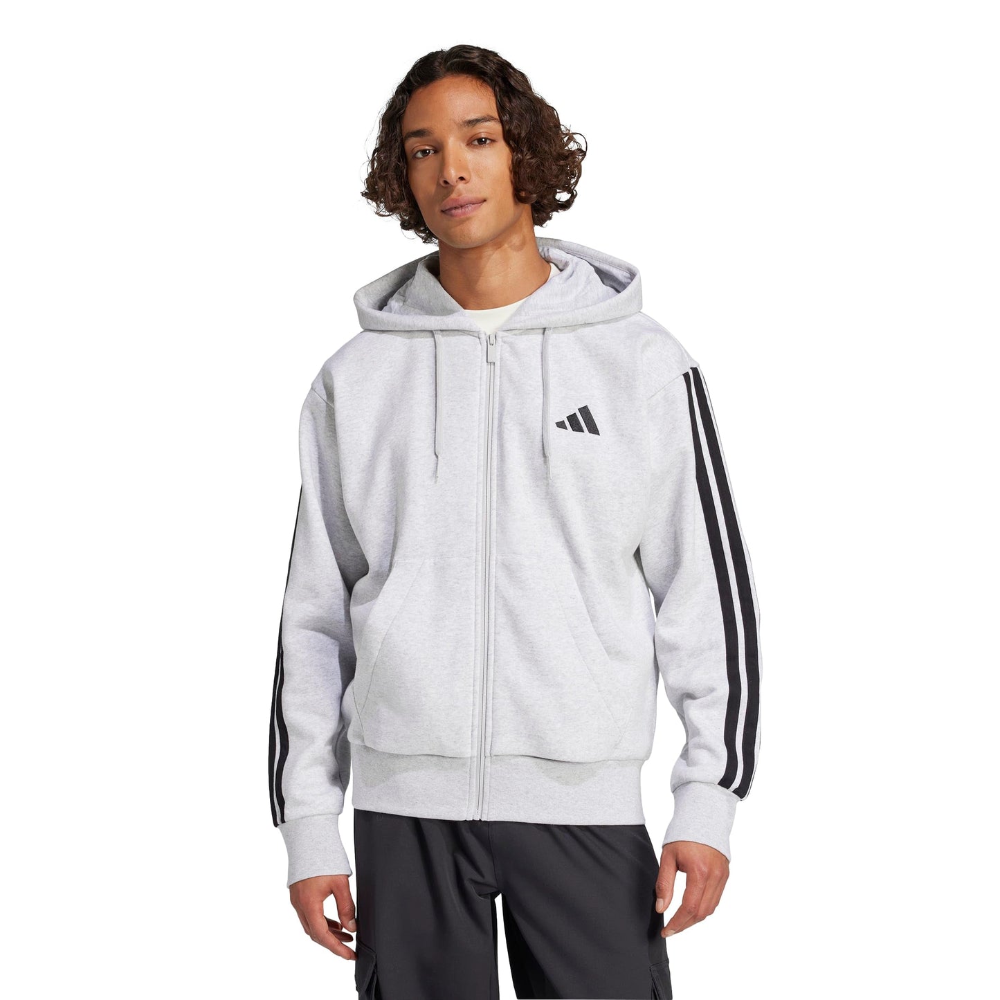 Men's 3-Stripe Fleece Pullover Hoodie