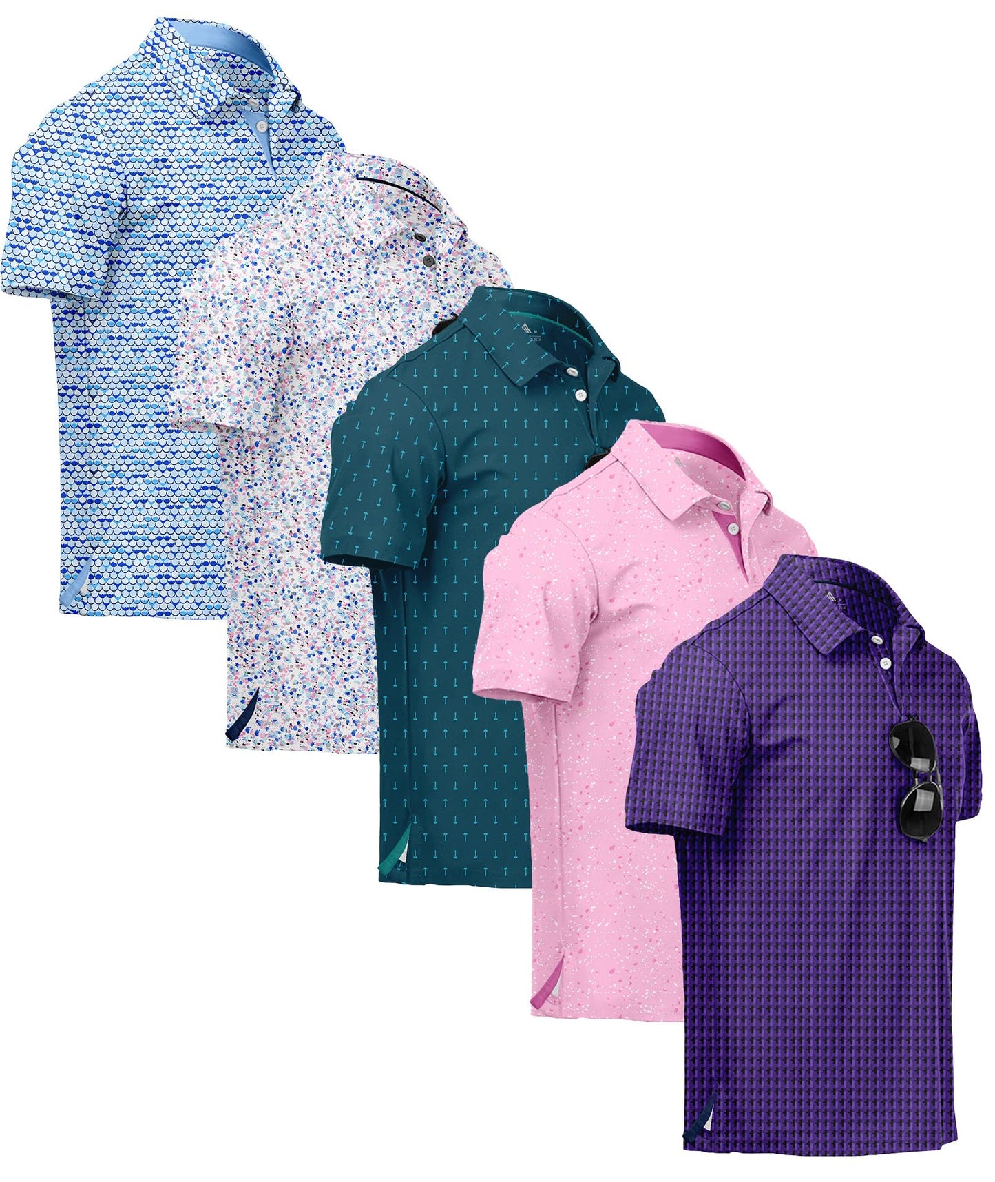 Men's UPF 50+ Performance Golf Polo Shirt