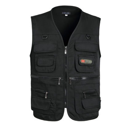 Men's Multi Pocket Outdoor Fishing Vest