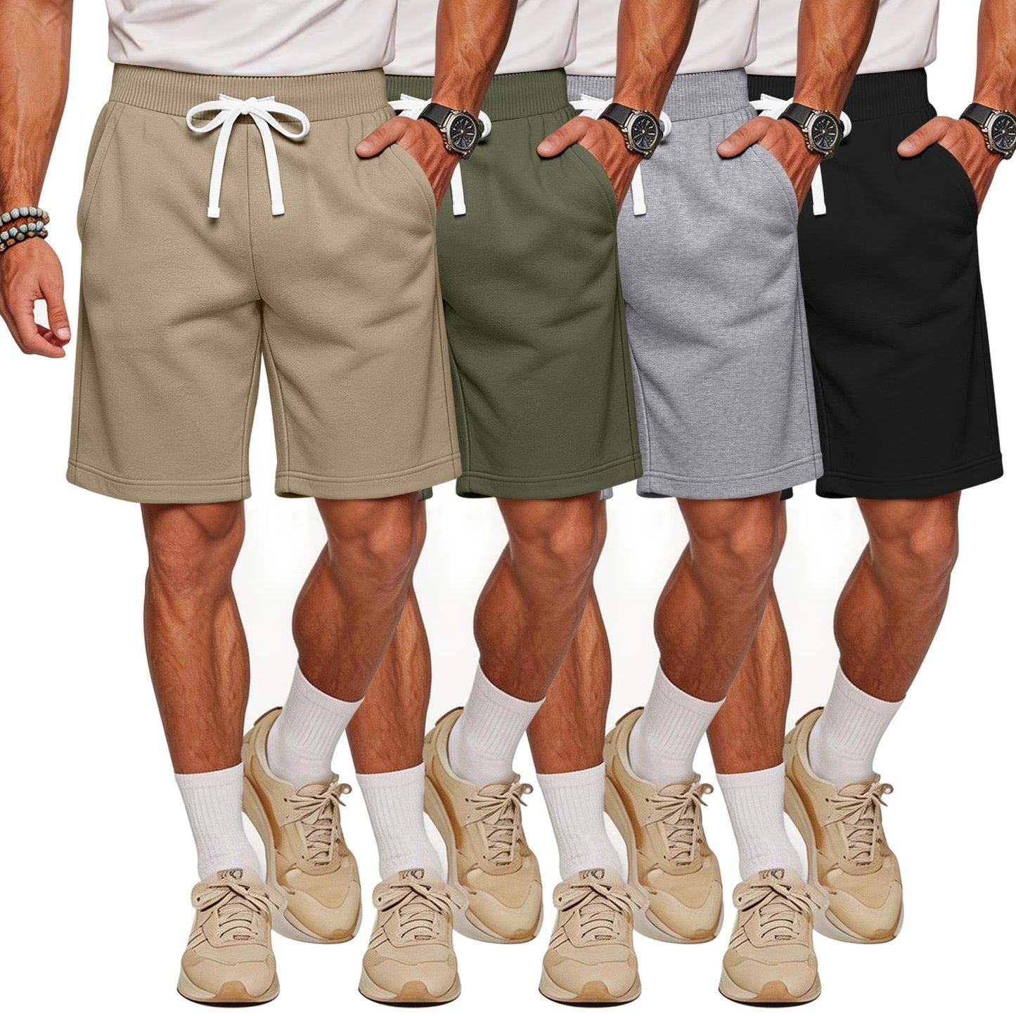 Men's Big & Tall Athletic Sweat Shorts