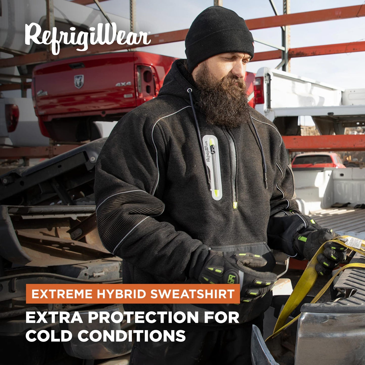 RefrigiWear Extreme Hybrid Sweatshirt - Warmest Sweatshirt