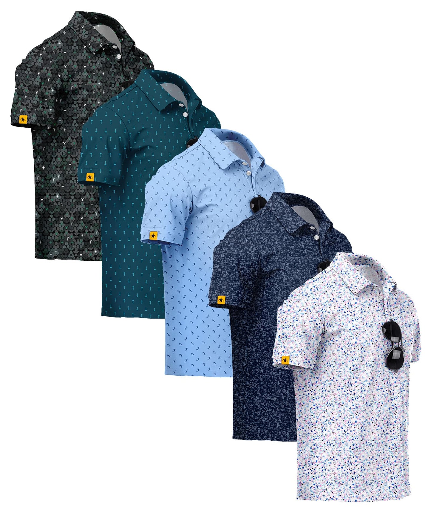 Men's UPF 50+ Performance Golf Polo Shirt
