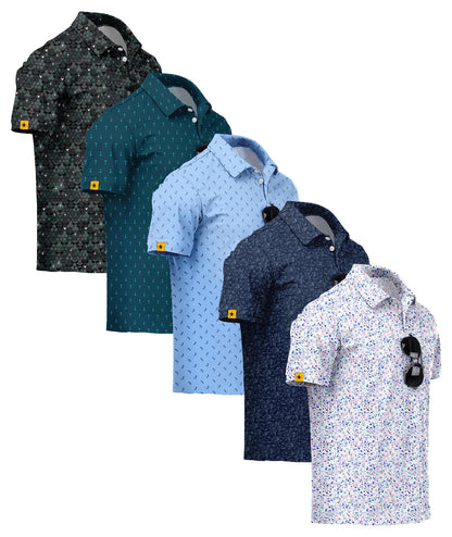 Men's UPF 50+ Performance Golf Polo Shirt