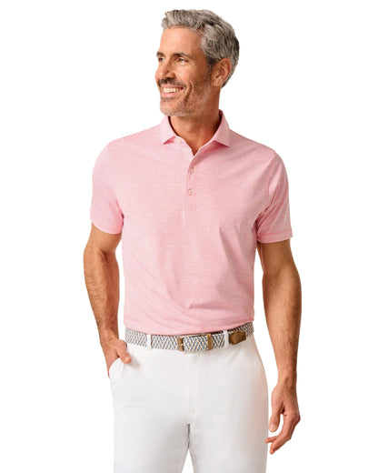 Men's Striped Stretch Performance Polo Shirt