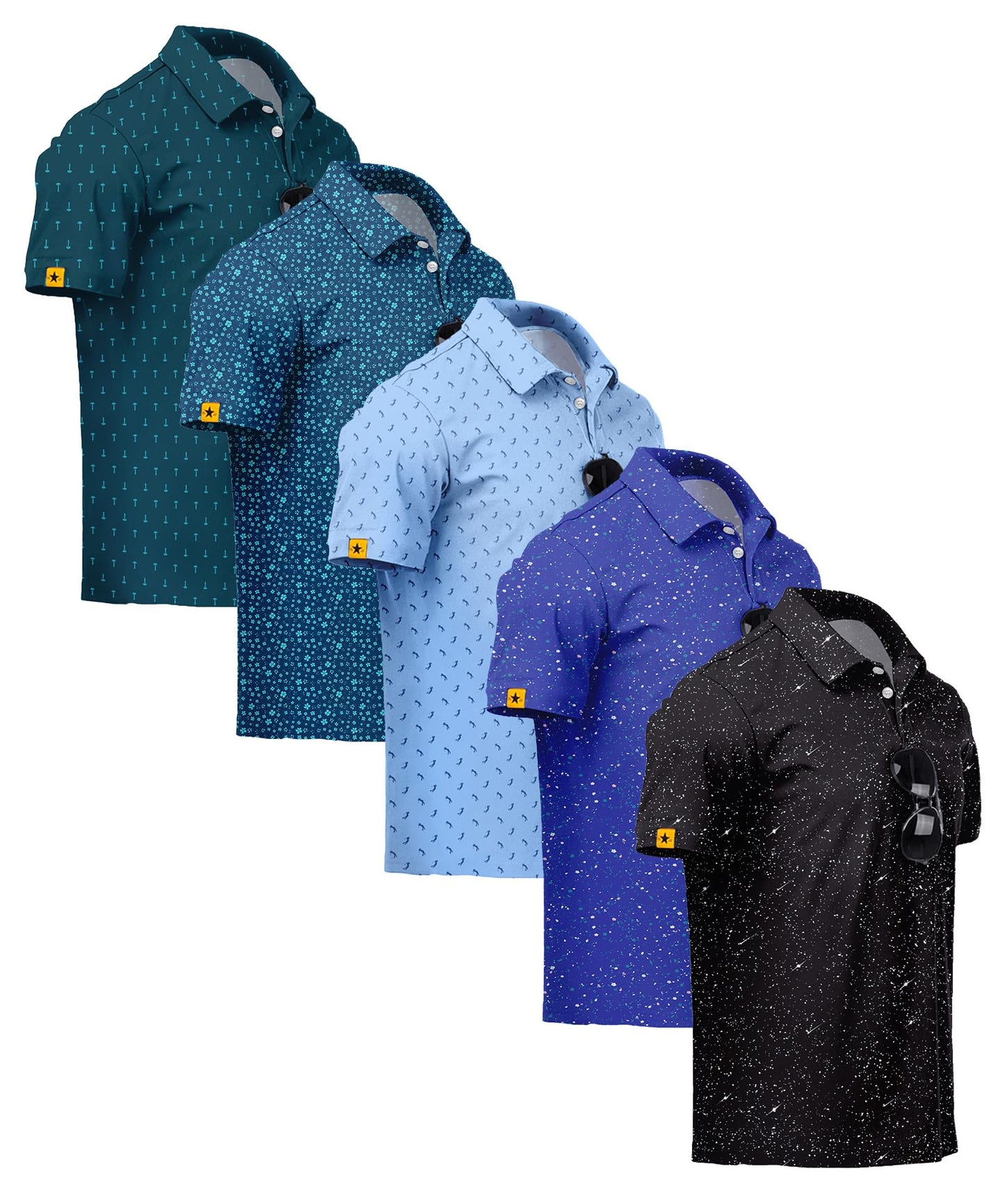 Men's UPF 50+ Performance Golf Polo Shirt