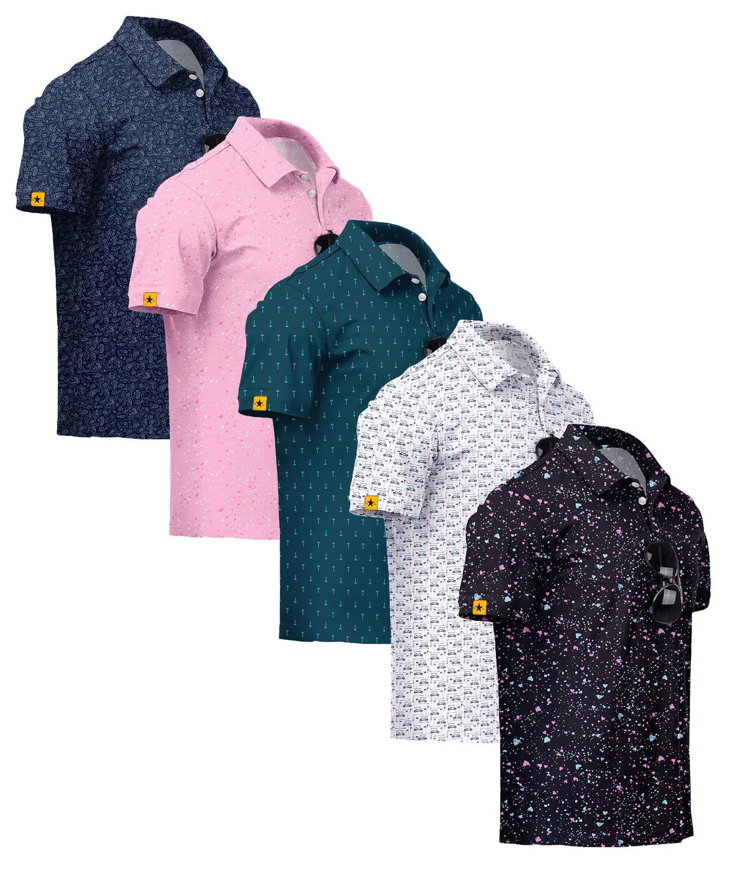 Men's UPF 50+ Performance Golf Polo Shirt