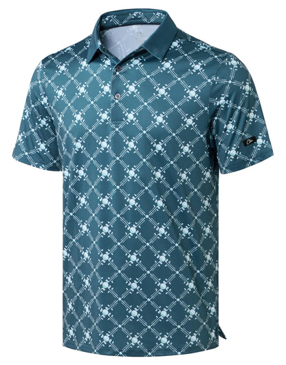 Men's Dry Fit Performance Golf Polo Shirt