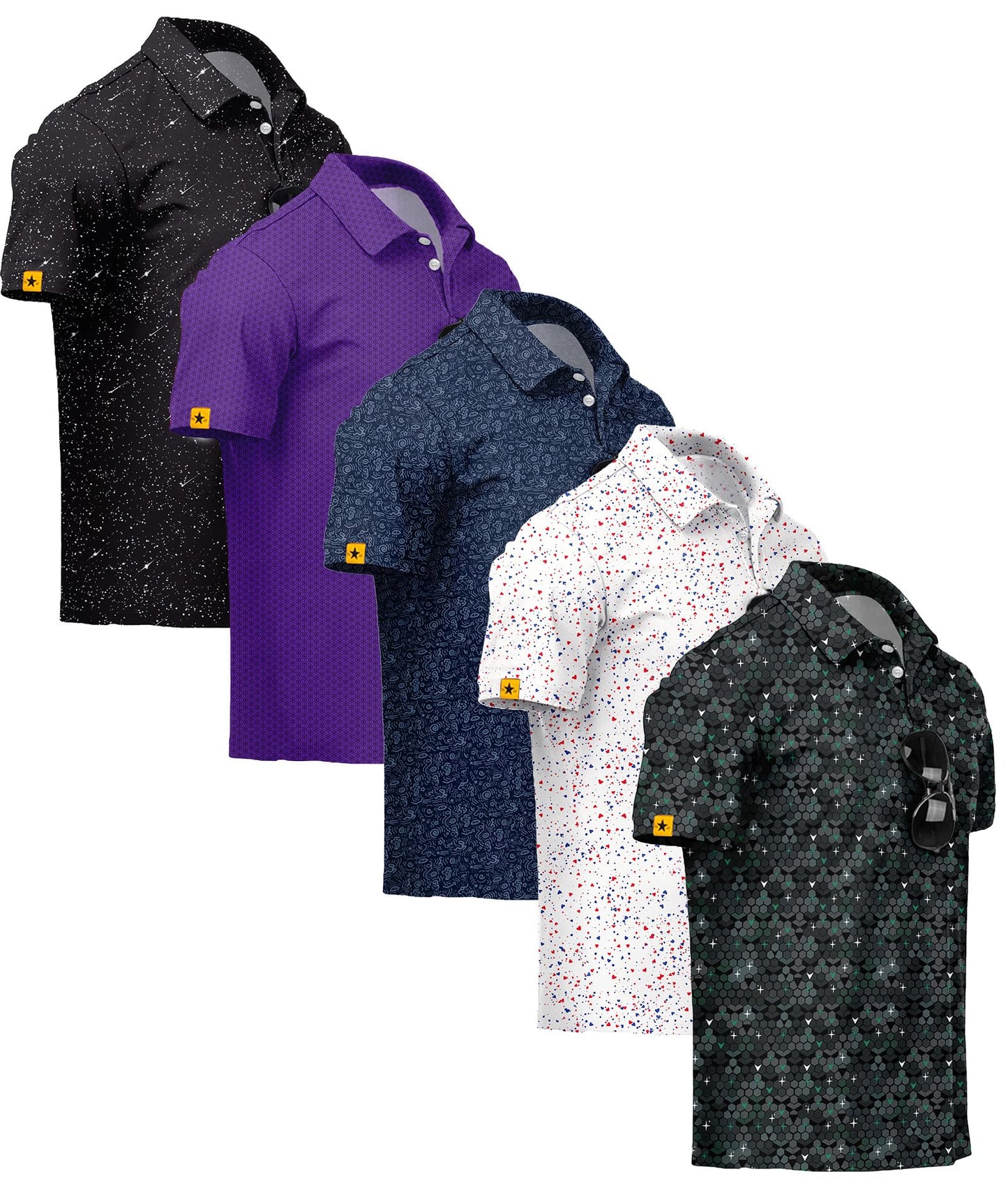 Men's UPF 50+ Performance Golf Polo Shirt