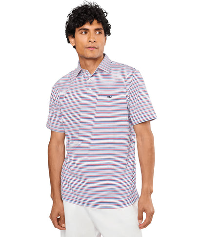 Vineyard Vines Men's Bradley Stripe Sankaty Polo