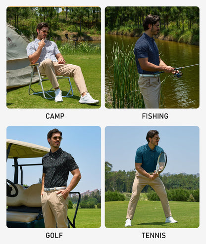 Men's UPF 50+ Performance Golf Polo Shirt
