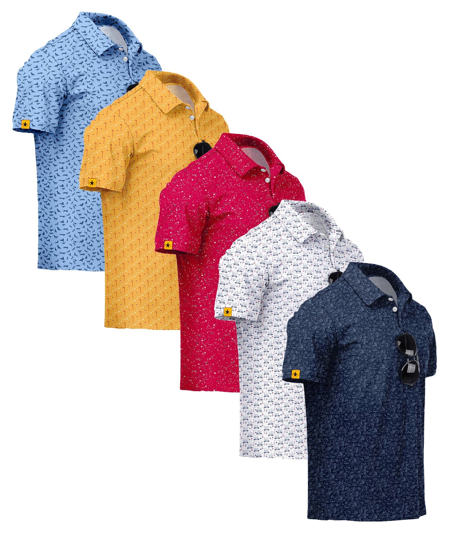 Men's UPF 50+ Performance Golf Polo Shirt