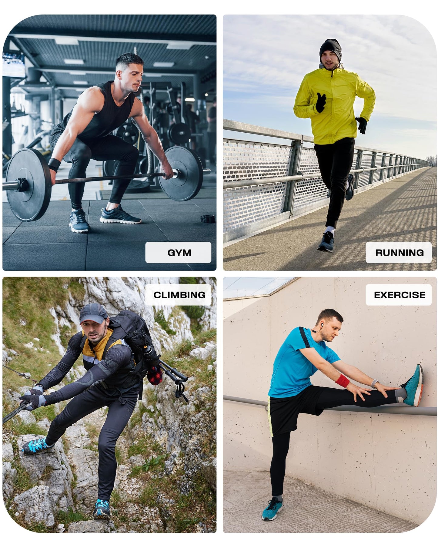 Men's Lightweight Stretch Athletic Jogger Pants