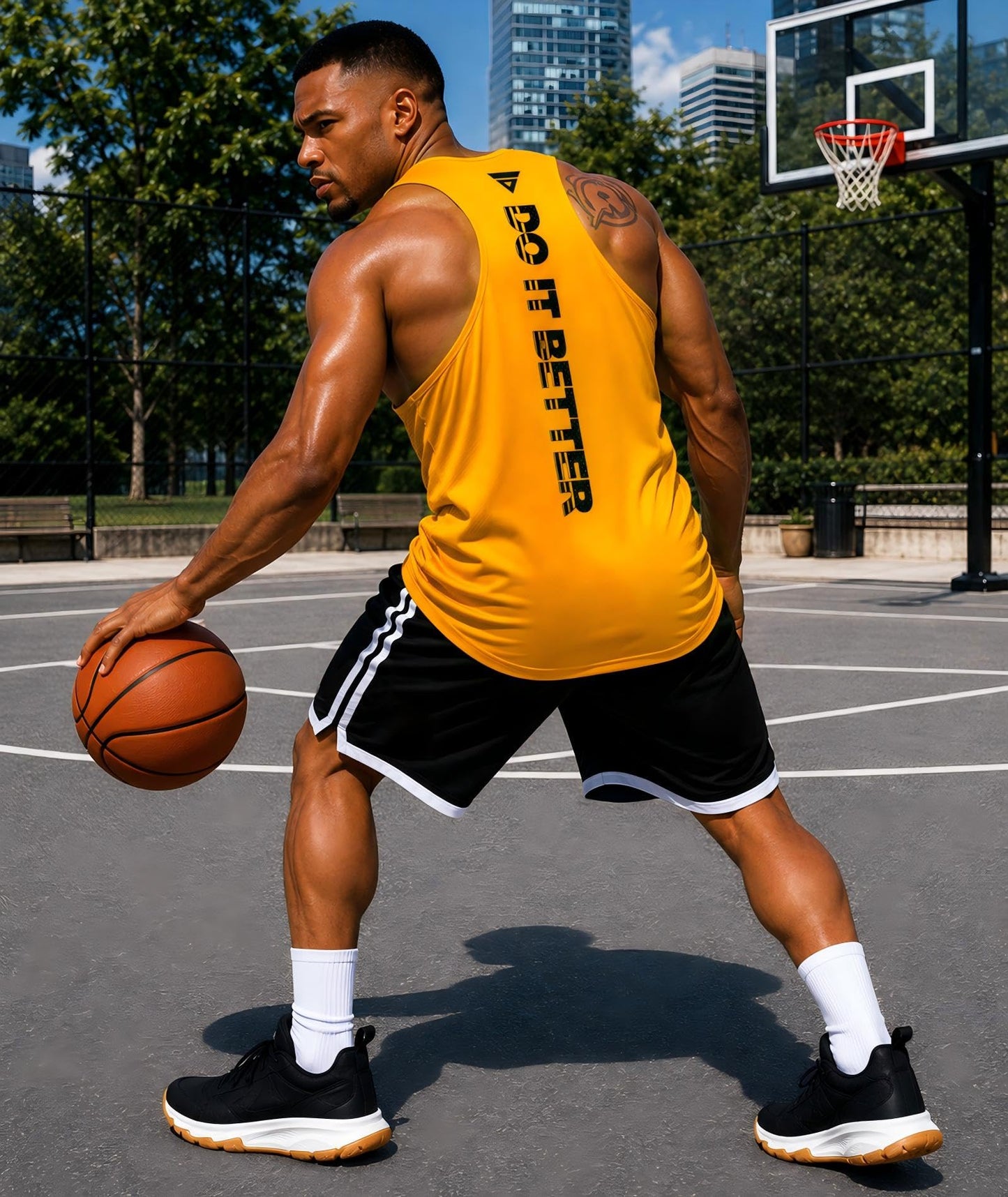 Men's Dry Fit Athletic Tank Tops 5 Pack