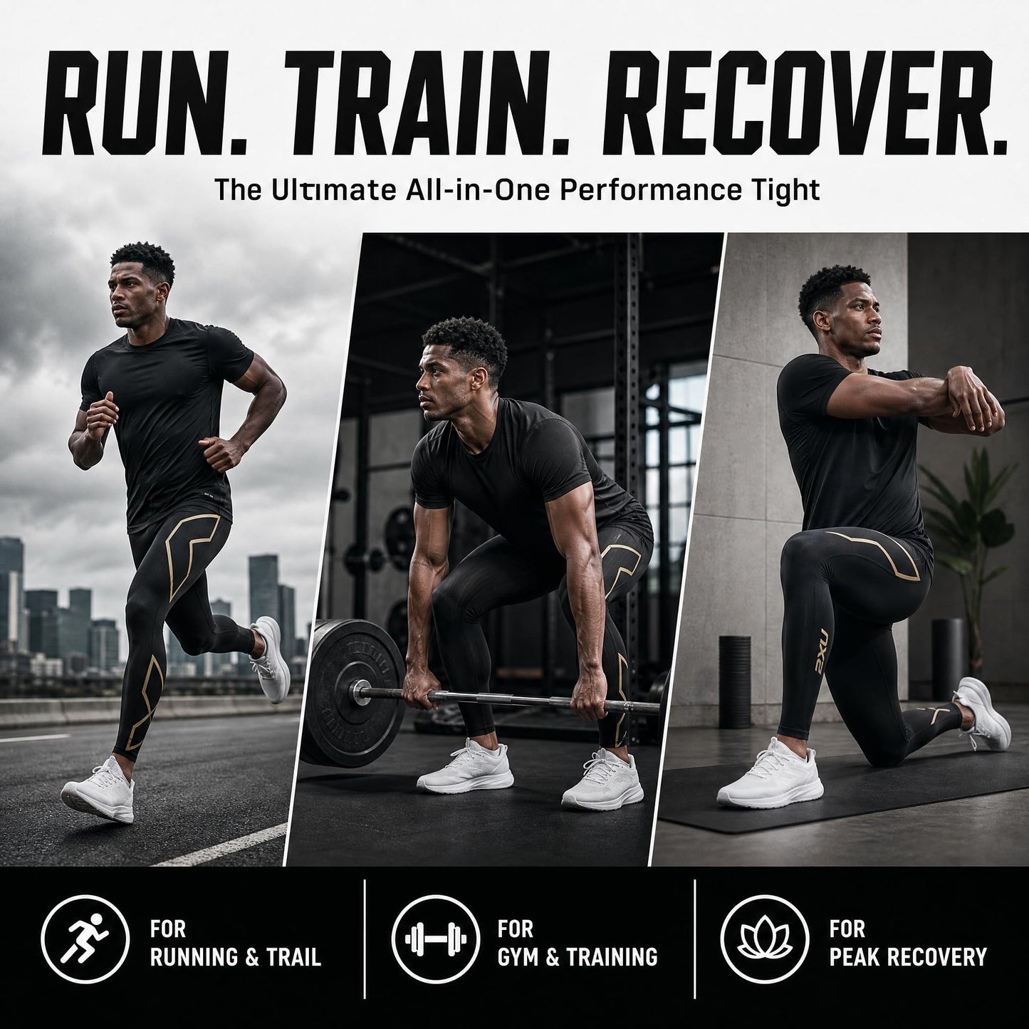 2XU mens Mcs Run Compression TightTight