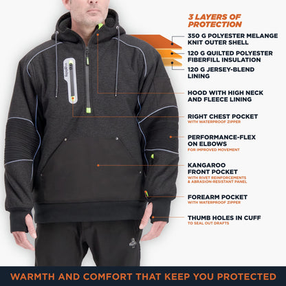 RefrigiWear Extreme Hybrid Sweatshirt - Warmest Sweatshirt