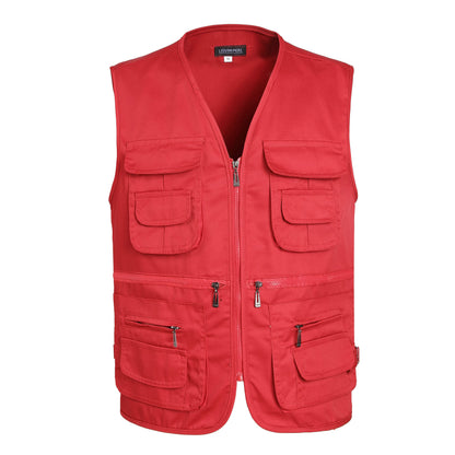 Men's Multi Pocket Outdoor Fishing Vest