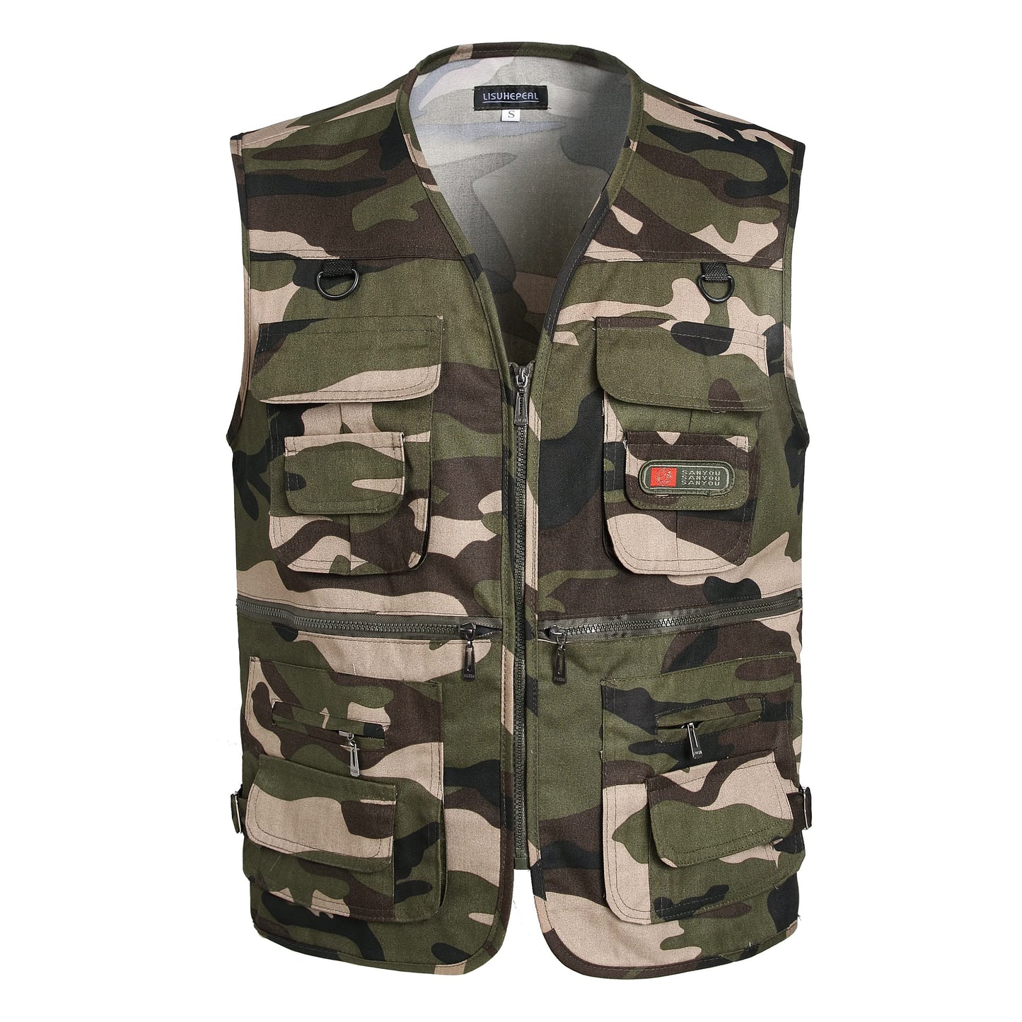Men's Multi Pocket Outdoor Fishing Vest