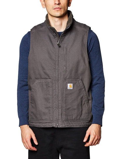 Carhartt Men's Washed Duck Mock-Neck Vest