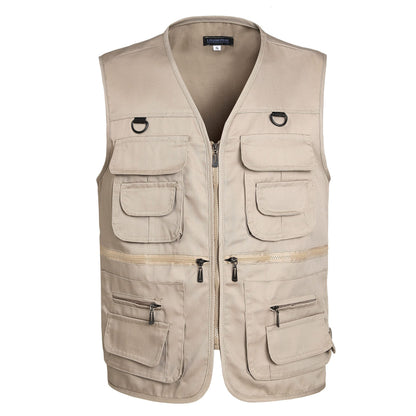 Men's Multi Pocket Outdoor Fishing Vest