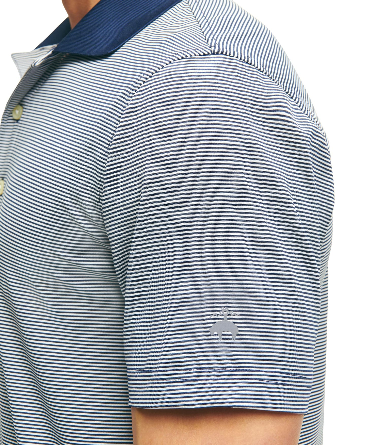 Men's Stretch Performance Stripe Golf Polo