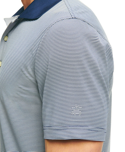 Men's Stretch Performance Stripe Golf Polo
